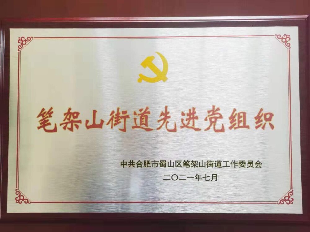 筆架山街道先進(jìn)黨組織